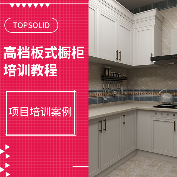 【推荐】topsolid高级培训——高档板式橱柜的项目培训案例（18个培训视频）